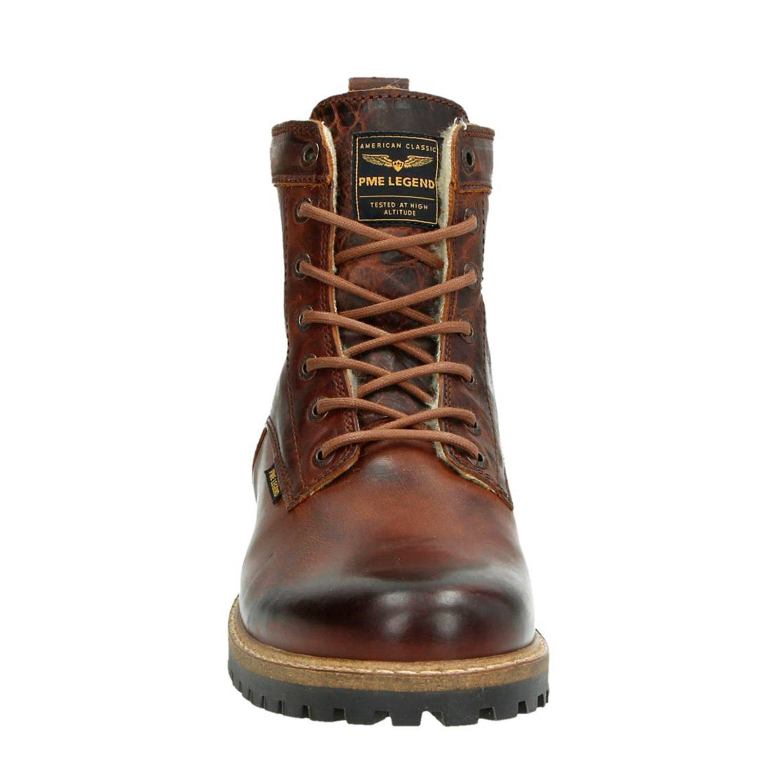 PME Legend leren veterboots Solar bruin | wehkamp