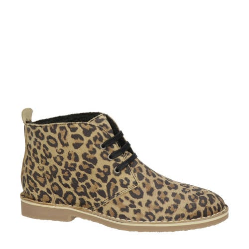 Hobbs Suede Veterschoenen Met Panterprint hobbs kopen in de aanbieding