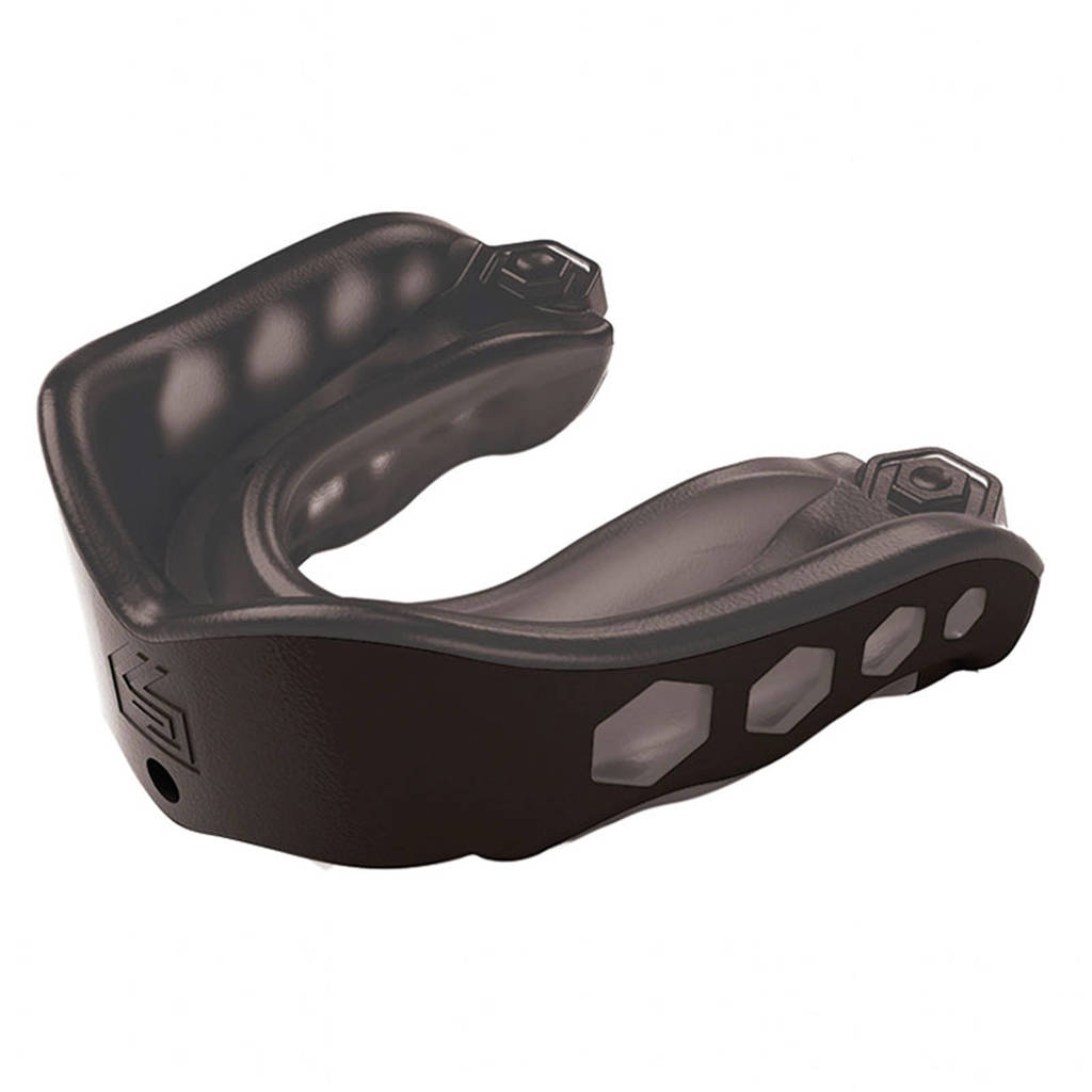 Shock Doctor Gel Max gebitsbeschermer senior zwart, Zwart