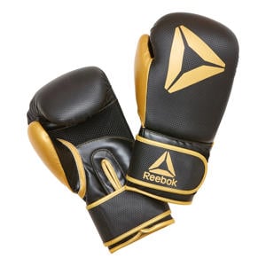 bokshandschoenen zwart/goud  (12oz)