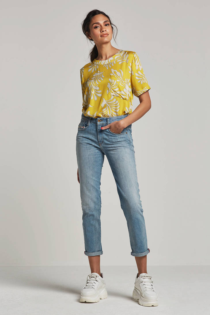all geel print over alchemist met blouse FPqwUngH