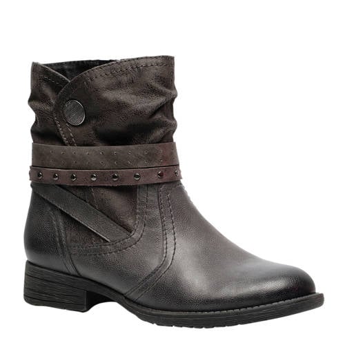 Scapino Softline Enkellaarzen Antraciet scapino kopen in de aanbieding Scapino Softline Enkellaarzen Antraciet scapino kopen in de aanbieding
