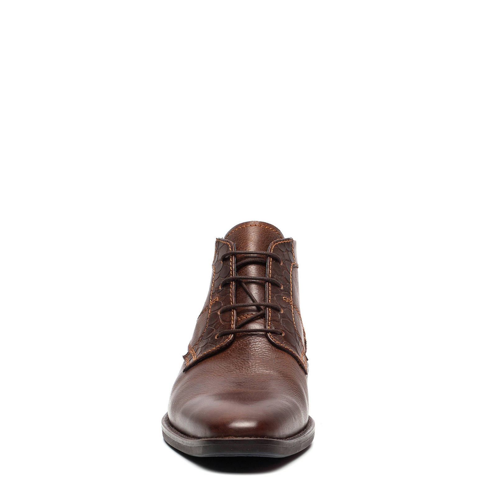 Scapino Van Beers leren veterschoenen bruin | wehkamp