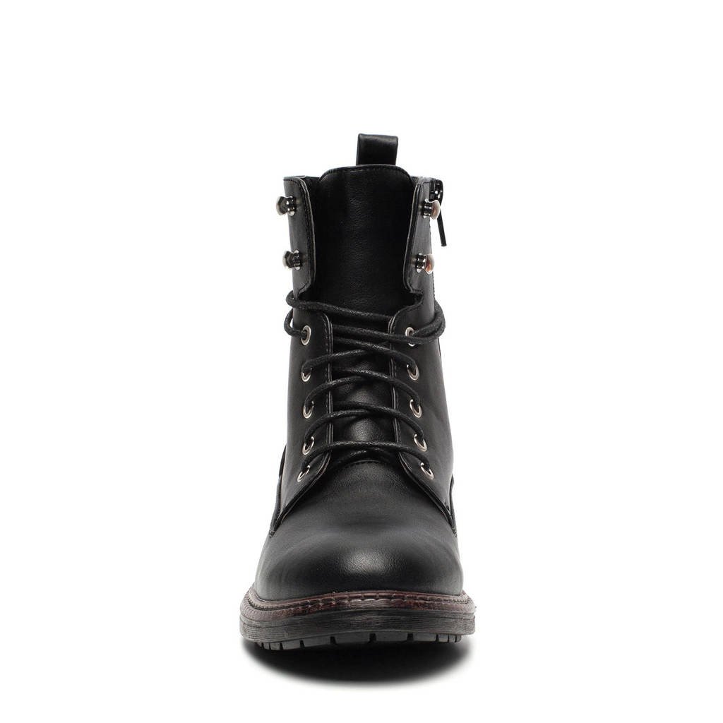 Scapino Veterboots Zwart Zwart Box Scapino Scapino Blue Blue Blue Box Blue Zwart Scapino Veterboots Box Veterboots qXff6x