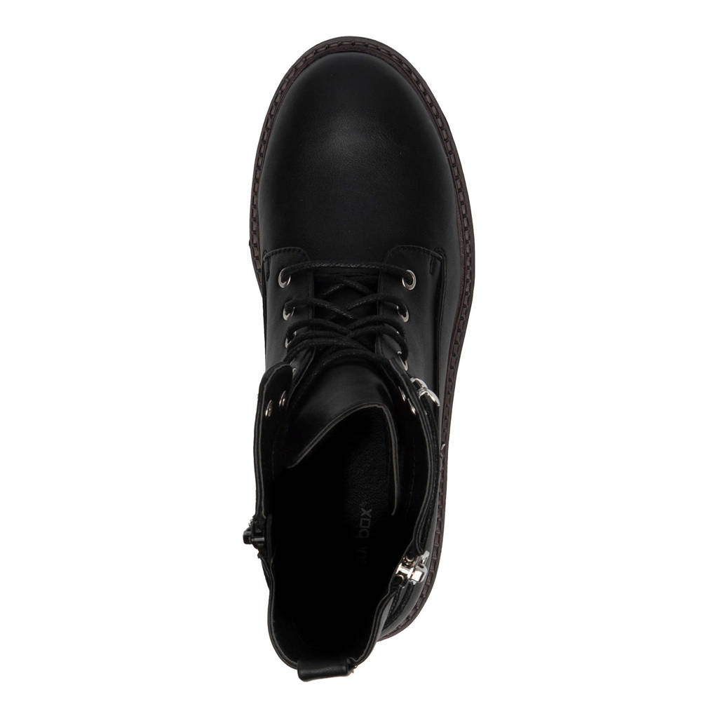 Scapino Veterboots Zwart Zwart Box Scapino Scapino Blue Blue Blue Box Blue Zwart Scapino Veterboots Box Veterboots qXff6x