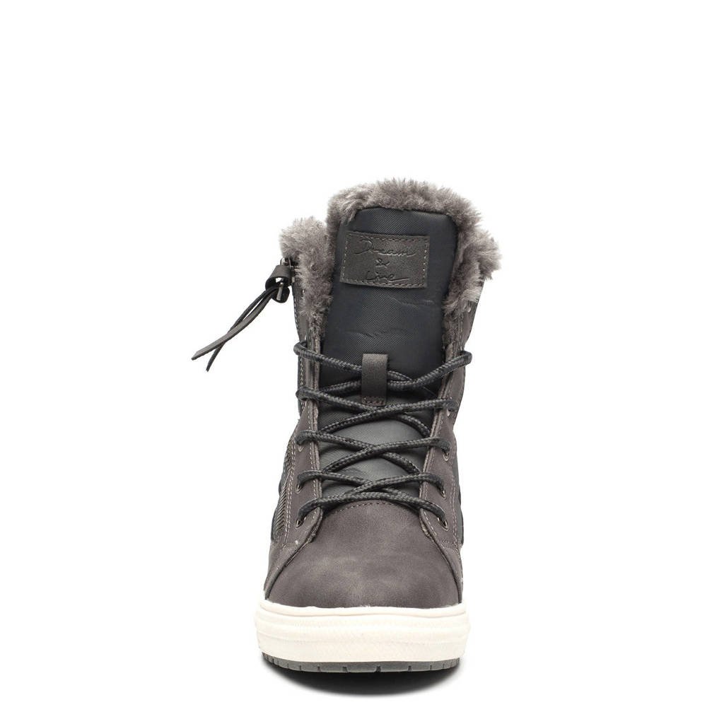 Scapino Blue Veterboots Box Gevoerde Grijs 8TqZwUx