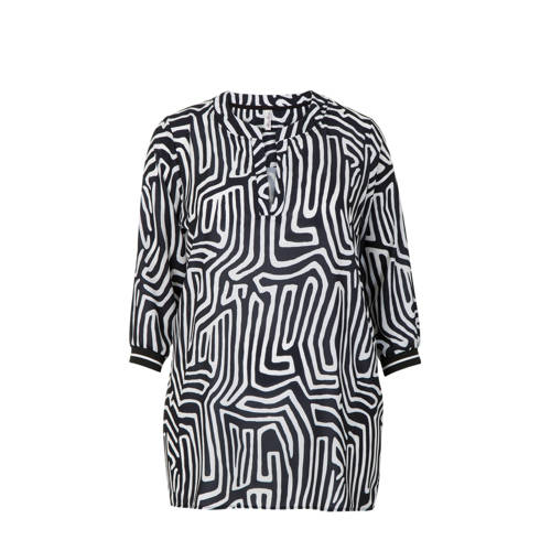 Miss Etam Plus Top Met Print Zwart miss etam kopen in de aanbieding Miss Etam Plus Top Met Print Zwart miss etam kopen in de aanbieding
