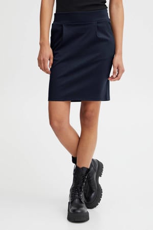 gemêleerde rok KATE donkerblauw