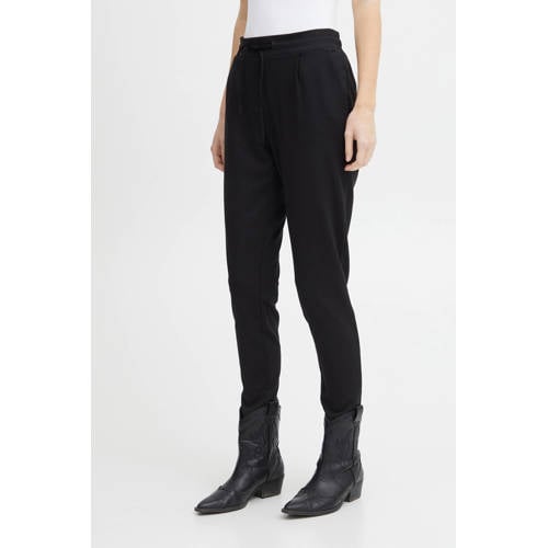 ICHI slim fit broek IHKATE PA2 zwart afbeelding