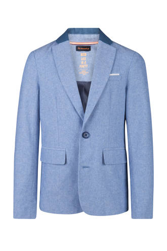slim fit colbert blauw