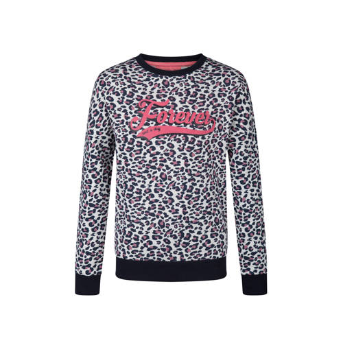 We Fashion Sweater Met Panterprint Wit we fashion kopen in de aanbieding