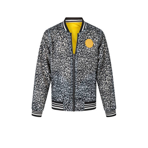 We Fashion Reversible Bomberjack Met Panterprint Grijs we fashion kopen in de aanbieding