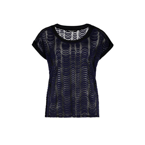 Expresso Top Met Fluweel Zwart expresso kopen in de aanbieding