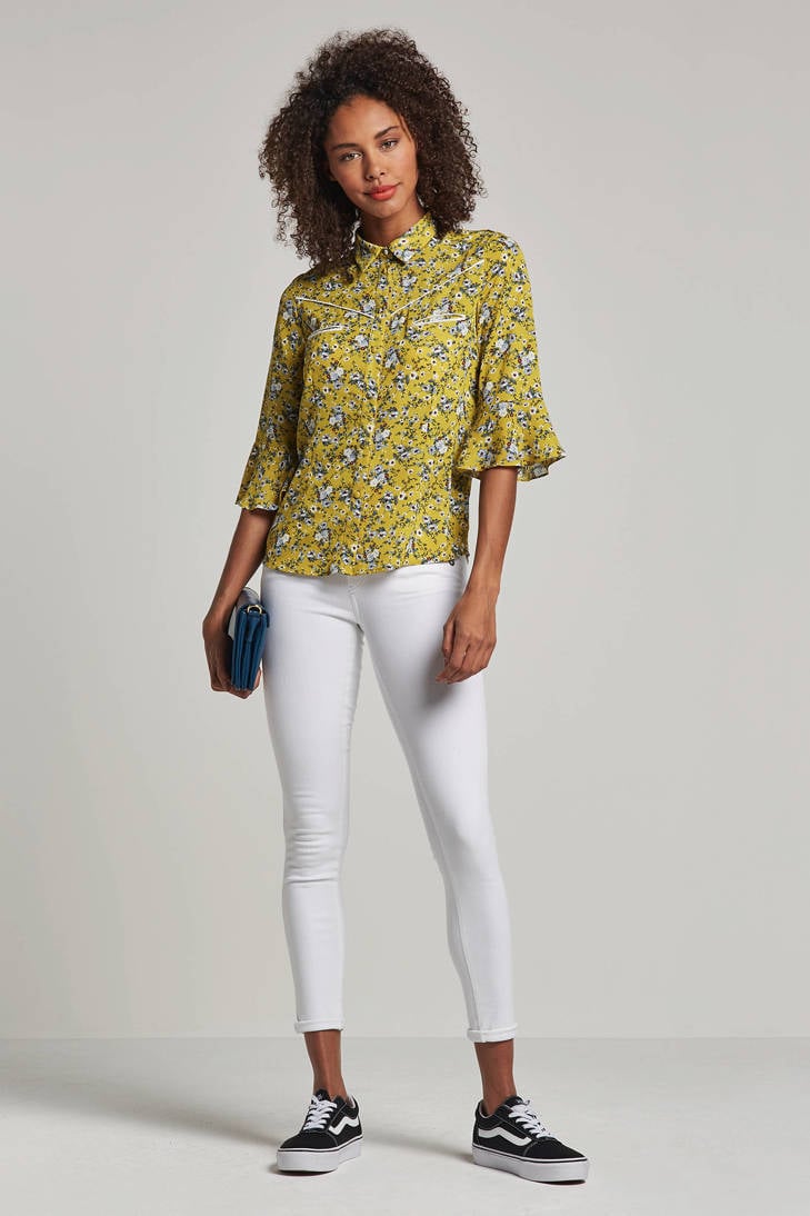geel Aaiko bloemenprint Silie met blouse qxwz0Pg