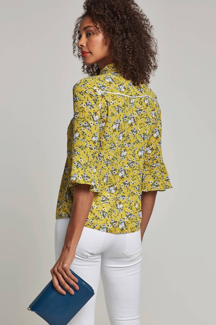 geel Aaiko bloemenprint Silie met blouse qxwz0Pg