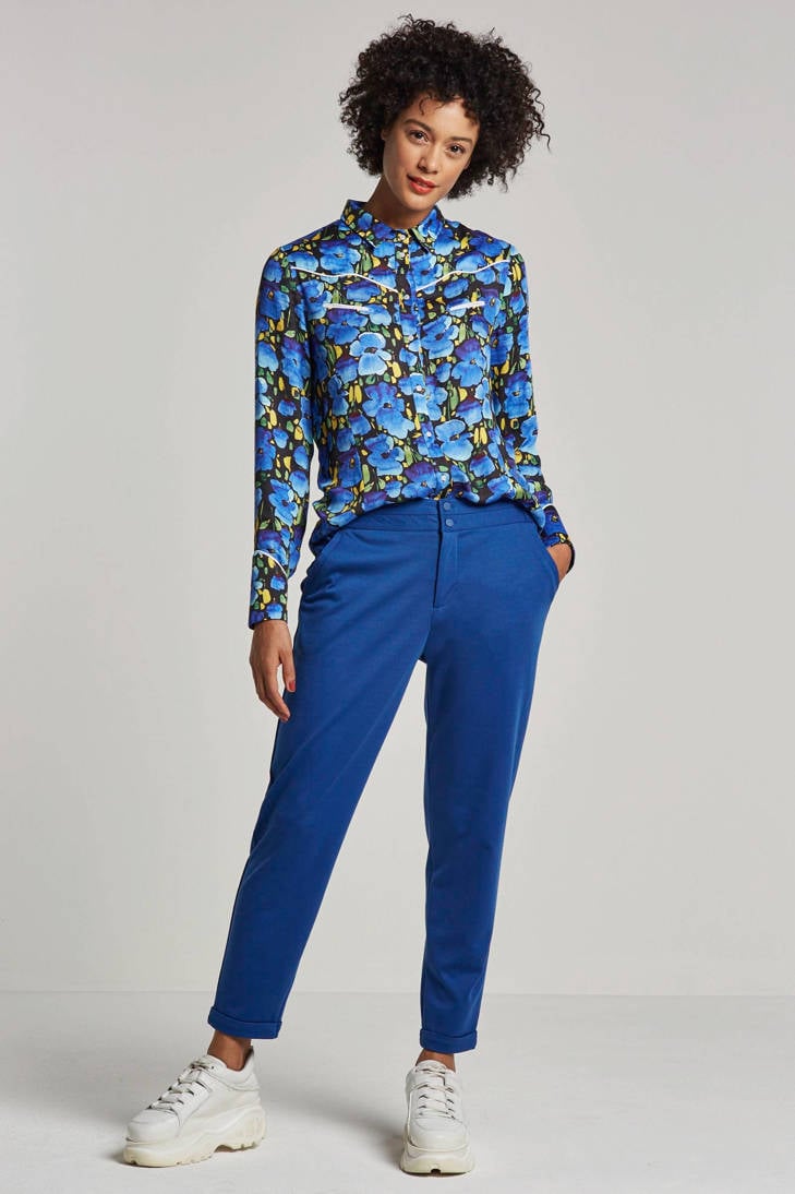 met Blaxi Aaiko blauw blouse bloemenprint ngAxSv