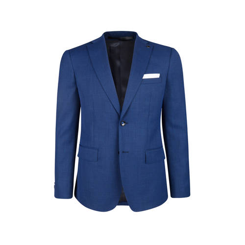 We Fashion Slim Fit Colbert Met Wol Blauw we fashion kopen in de aanbieding