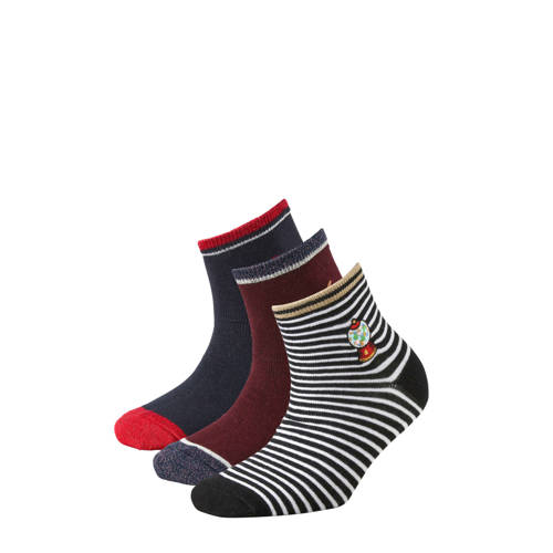 Sarlini Sokken 3 Paar Marine sarlini kopen in de aanbieding