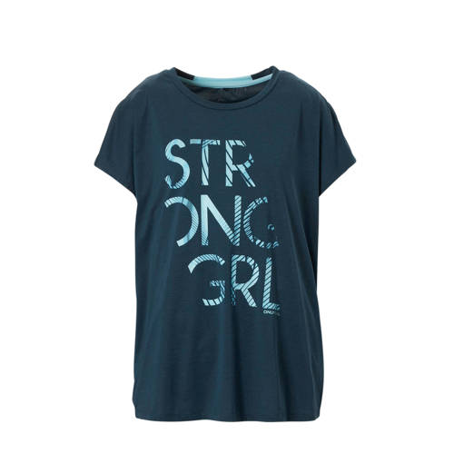 Only Play Curvy Sport T Shirt Donkerblauw only play kopen in de aanbieding Only Play Curvy Sport T Shirt Donkerblauw only play kopen in de aanbieding