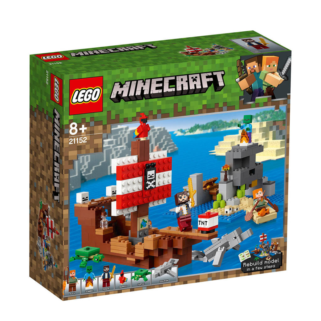 LEGO Minecraft Avontuur op het piratenschip 21152