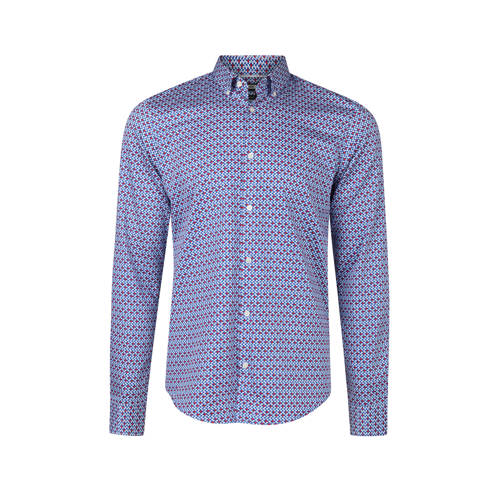 We Fashion Slim Fit Overhemd Met Print Blauw we fashion kopen in de aanbieding We Fashion Slim Fit Overhemd Met Print Blauw we fashion kopen in de aanbieding