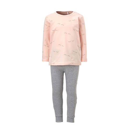 Name It Mini Pyjama Met Oogjes Roze name it kopen in de aanbieding