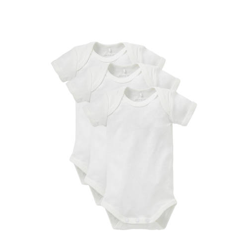 Name It Baby Newborn Romper Set Van 3 Wit name it kopen in de aanbieding Name It Baby Newborn Romper Set Van 3 Wit name it kopen in de aanbieding