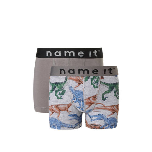 Name It Mini Boxershort Met Dinos Set Van 2 name it kopen in de aanbieding