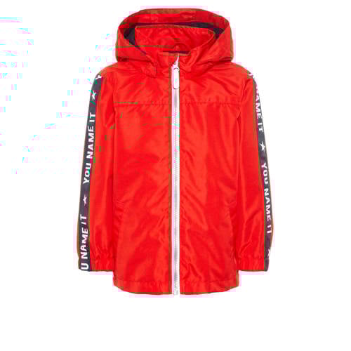 Name It Mini Zomerjas Mellon Met Tekst Rood name it kopen in de aanbieding