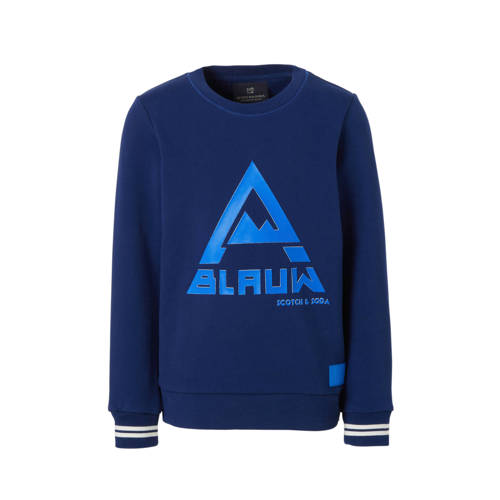 Scotch Soda Sweater Blauw scotch soda kopen in de aanbieding Scotch Soda Sweater Blauw scotch soda kopen in de aanbieding