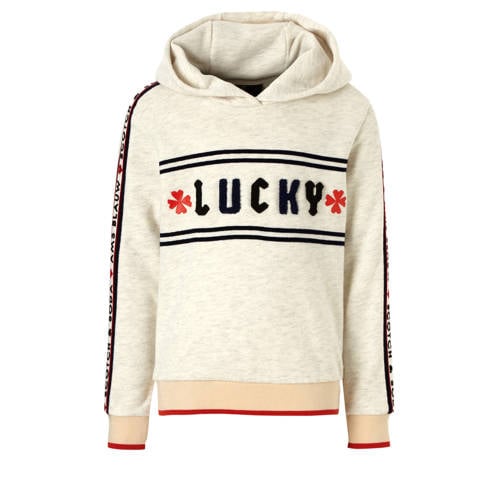 Scotch Soda Hoodie Met Tekst Ecru Melange scotch soda kopen in de aanbieding Scotch Soda Hoodie Met Tekst Ecru Melange scotch soda kopen in de aanbieding
