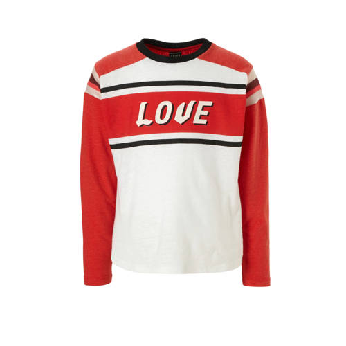 Scotch Soda Longsleeve Met Tekst Koraalrood scotch soda kopen in de aanbieding Scotch Soda Longsleeve Met Tekst Koraalrood scotch soda kopen in de aanbieding