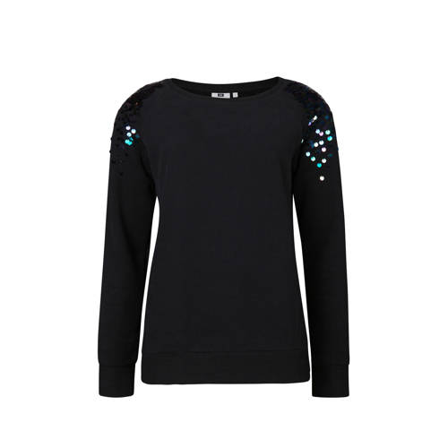 We Fashion Sweater Met Pailletten Zwart we fashion kopen in de aanbieding We Fashion Sweater Met Pailletten Zwart we fashion kopen in de aanbieding