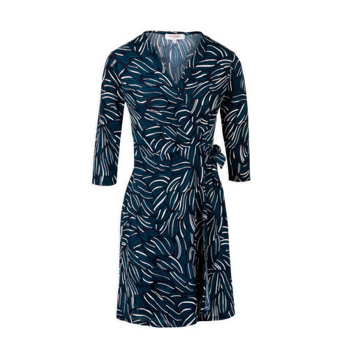Morgan Wikkeljurk Met Allover Print Blauw morgan kopen in de aanbieding