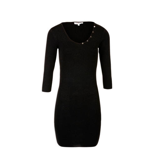 Morgan Knit Jurk Zwart morgan kopen in de aanbieding