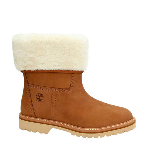 Timberland Nubuck Enkerllaarzen Cognac timberland kopen in de aanbieding