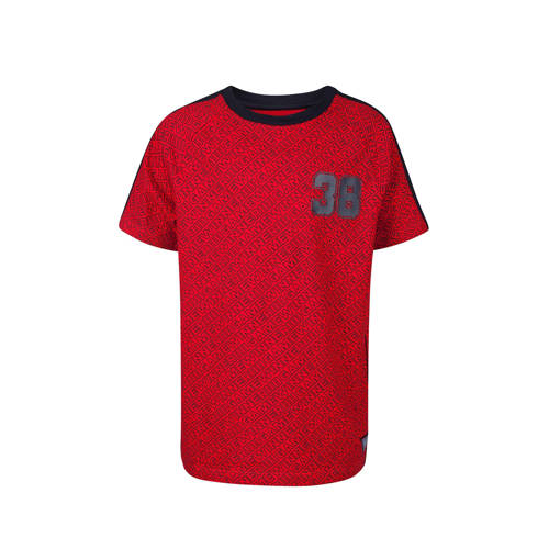 We Fashion T Shirt Met All Over Print Rood we fashion kopen in de aanbieding