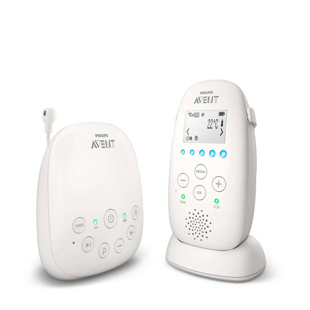 Philips AVENT SCD723/26 DECT-babyfoon, Wit