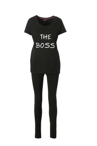 pyjama met tekstprint