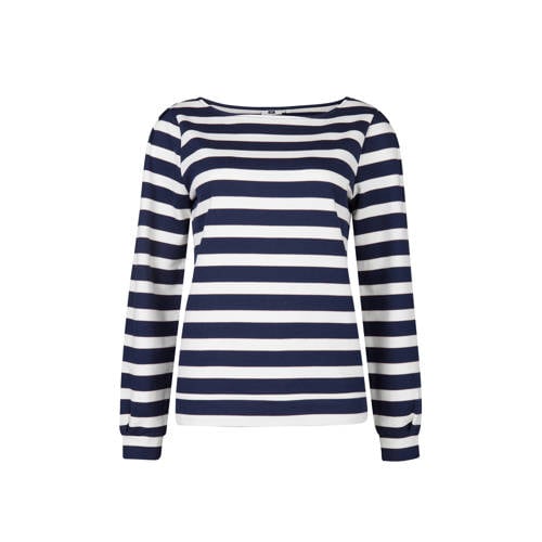 We Fashion Gestreepte Sweater Donkerblauw we fashion kopen in de aanbieding