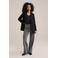 WE Fashion basic T-shirt met katoen zwart