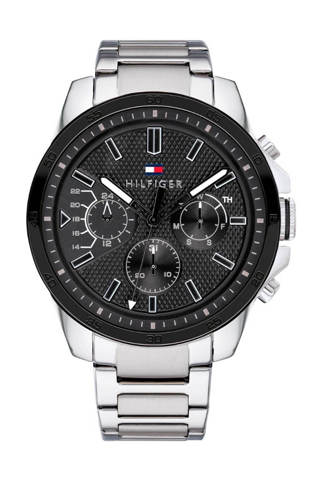 Tommy Hilfiger horloge TH1791564, zwart/zilverkleurig