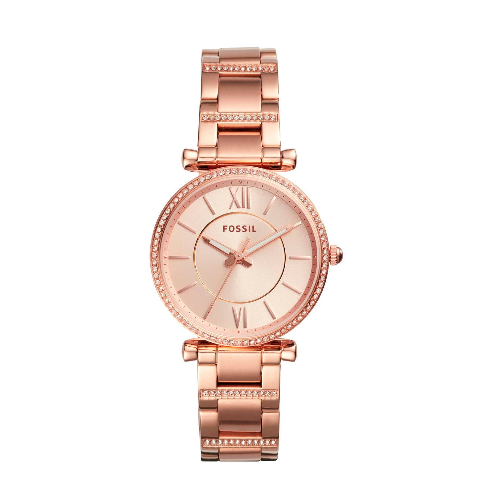 Fossil horloge ES4301 Carlie Rosé | wehkamp