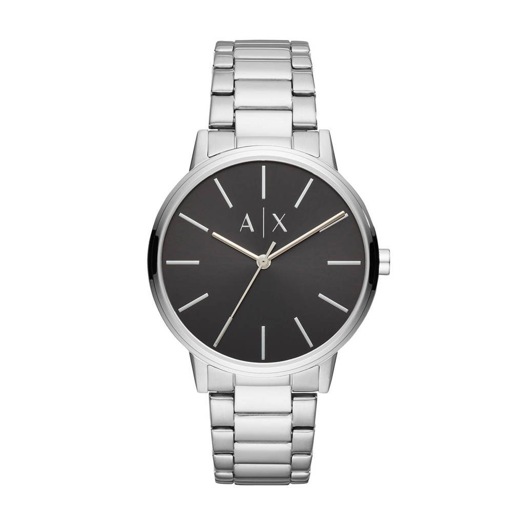 Armani Exchange horloge Cayde AX2700 zilver/zwart, Zilverkleurig/zwart