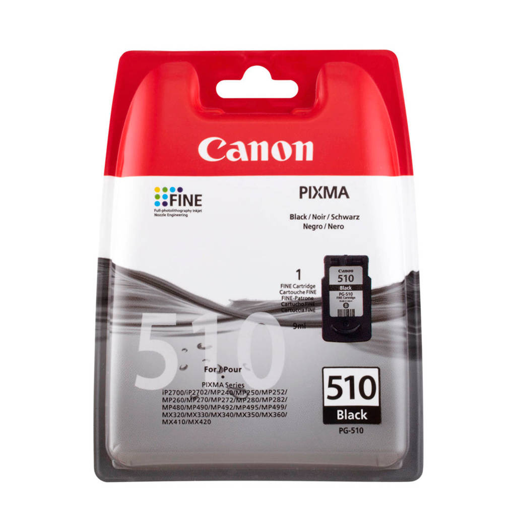Canon PG510 inktcartridge zwart, Zwart