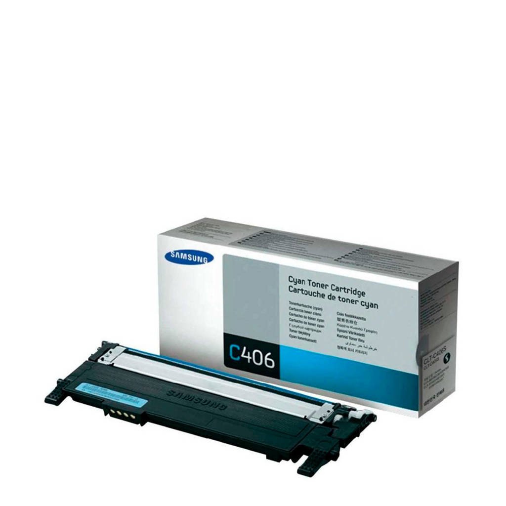 Samsung CLTC406S tonercartridge cyaan, Blauw
