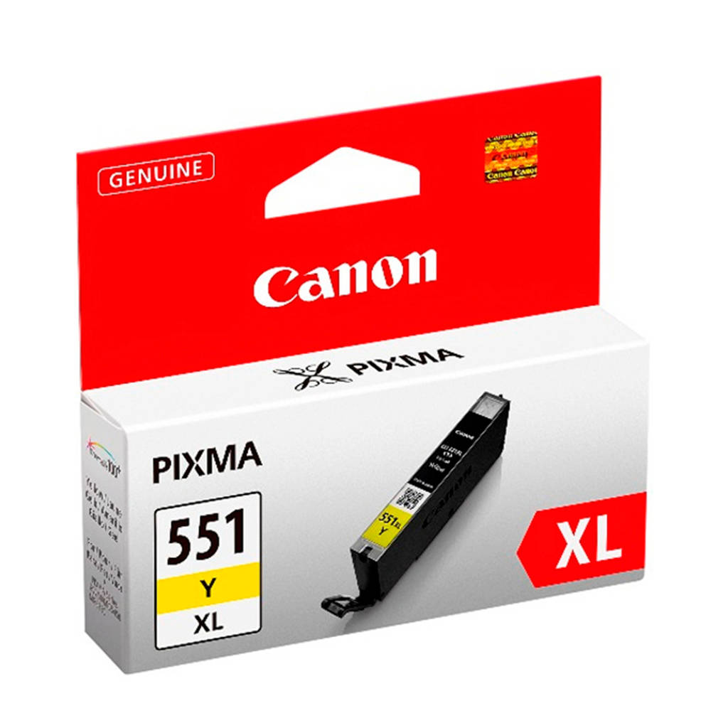 Canon CLI551XLYE cartridge geel, Geel
