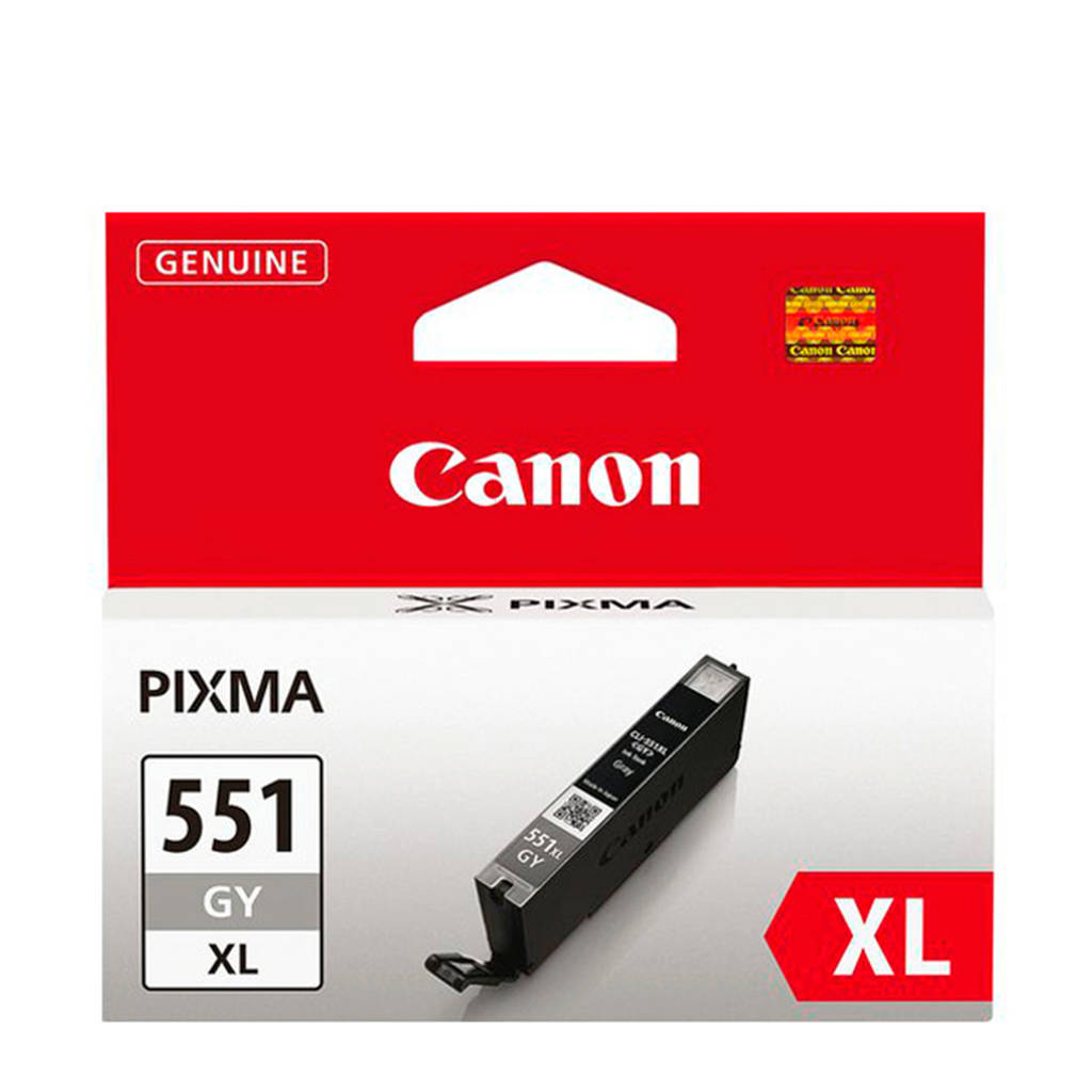 Canon CLI551XLGR cartridge grijs, Grijs