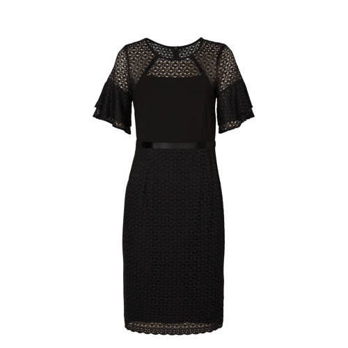 Promiss Mart Visser Jurk Met Kant Zwart promiss kopen in de aanbieding