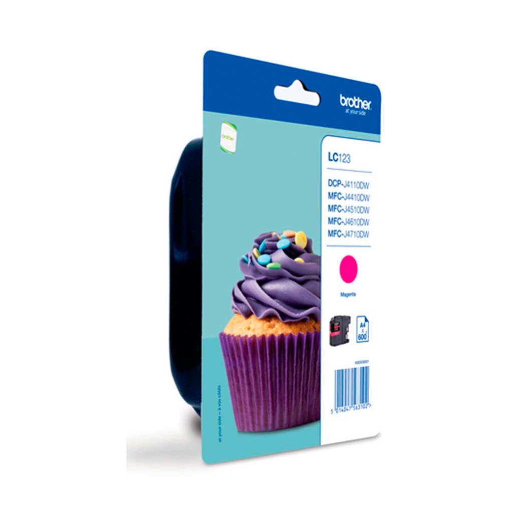 Brother LC123M cartridge magenta, Magenta